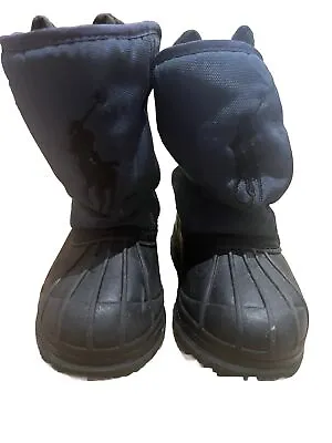 Ralph Lauren Snow Boots - Navy Blue • £25