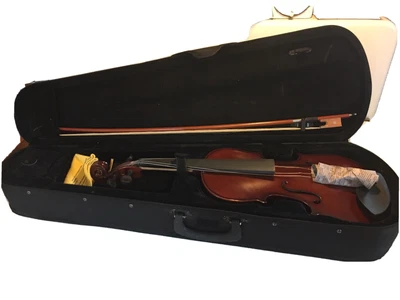 $75 • Buy New 4/4 Full Size Vintage Dark Flamed Concert Violin/fiddle-german
