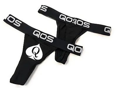 Official QOS BRAND Queen Of Spades Hotwife Thong - Brazilian Panties Hotwife BBC • £43.39