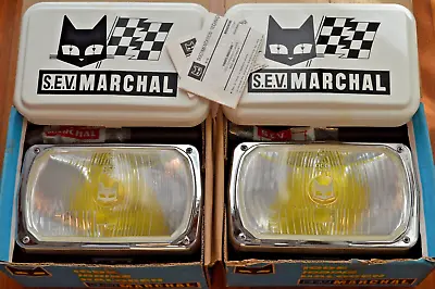 VTG NOS MARCHAL 959 MAGNUM DRIVING LIGHTS W/COVERS Jeep CJ7 Wrangler Ford Chevy • $599