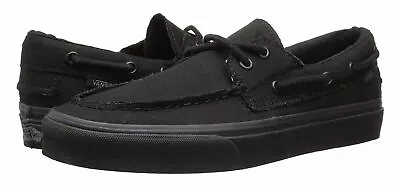 Vans Zapato Del Barco Black Black Womens Sneakers Shoes Item VN-0XC3186 • $47.95