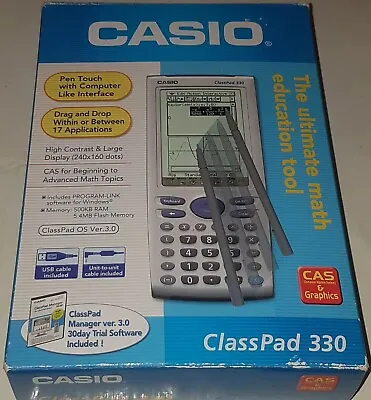 CASIO ClassPad 330 - Complete In Box - Ultimate Math Education Tool • $119.99