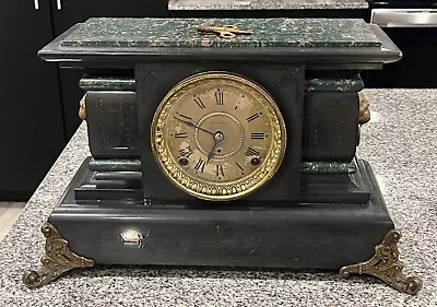 1900’S Seth Thomas Lion’s Head Mantel Clockwith Key! • $75