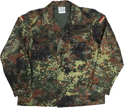 New XXLarge (Gr.10) German Bundeswehr Flecktarn Camo Military Jacket Fleck Army • $39.95