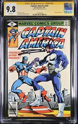 * Captain AMERICA #241 CGC 9.8 SS Signed MILLER PUNISHER! 1 Of 16 (2768995024) * • £2010.66