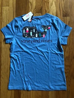 NWT Women’s Vineyard Vines Blue Buoy Whale Fill Pocket T-Shirt Size  S M L XL • $30.49