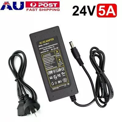 DC 240V To 24V 5A Power Supply Transformer Adapter Charger For LED Strip Lights • $20.99