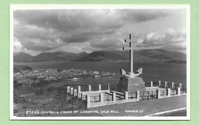 £3.95 • Buy [5775] Renfrewshire Postcard Gourock Cross Of Lorraine Lyle Hill Judges No 27295