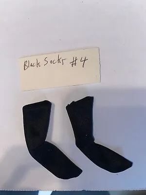 1:6 Scale GI Joe Loose Gear Accessories Black Socks #4 • $2.99