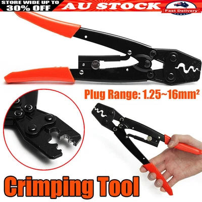 $28.98 • Buy 1.25-16mm² Wire Crimper Cable Plier Terminal Anderson Plug Lug Crimping Tool AUS