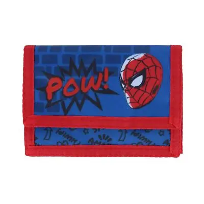 New Textiel Trade Kid's Marvel Spider-Man Bifold Wallet With Hook And Loop • $15.94