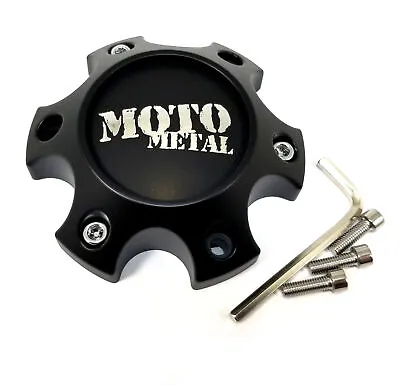 Moto Metal S-Black Center Cap 4-3/4 OD Closed For MO978 Razor 1079L121ASGBMO1 • $20