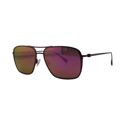 Maui Jim BEACHES Matte Brushed Square Sunglasses 57mm 16mm 145mm - Made In Japan • $160