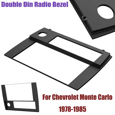 For 1978-1985 Chevrolet Monte Carlo Double Din Dash Bezel Radio Mounting Kit • $30.99