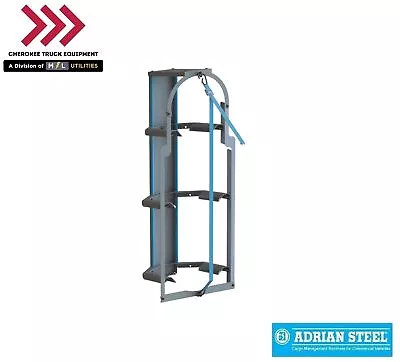 Adrian Steel 130250TR Tank Rack 1-30 Lb 2-50 Lb Gray • $407.95