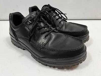 Men's ECCO Track 25 Low GTX Bison Gore-Tex Hiking Leather Shoe US 10 EUR 44 • $49.95