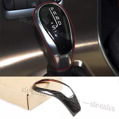 For Volvo XC60 S60 V60 2013-2017 DRY Carbon Fiber Car Gear Shift Knob Cover Trim • $22.09