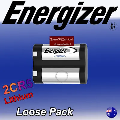 One Energizer 6V 2CR5 1500mah Lithium Camera Battery DL245 RL2CR5 EL2CR5  • $19.99