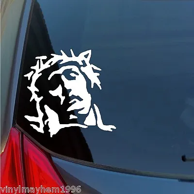 Jesus Crown Of Thorns Vinyl Sticker Decal Christian Christ Notw Easter Cross • $3.95