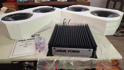 Linear Power 1752S Servo Subwoofer Amplifier W/ 4 Dual Voice Coil 8  Subwoofers • $1199.99