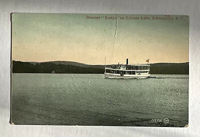 Vintage Postcard Steamboat Steamer “Evelyn” Schroon Lake Adirondacks D4 • $8.95
