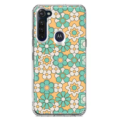 Mundaze Case For Motorola Moto G Stylus 2020 Cover Cute Mint Yellow Floral • $12.74