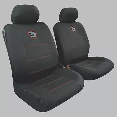 For Holden Captiva Seat Covers Black Waterproof Canvas Car Seat Protector Front • $105.59