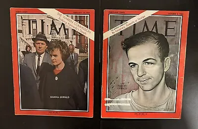 1964 TIME Magazine (Lot Of 2) Lee Harvey Oswald Marina Oswald • $109.99