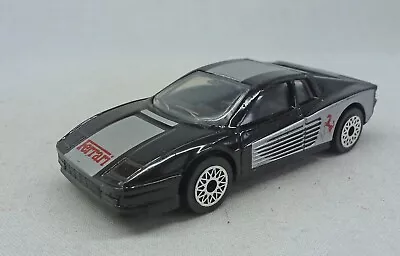 Matchbox Superfast MB75 Ferrari Testarossa Black With Multi-Spoke Wheels • £4.20