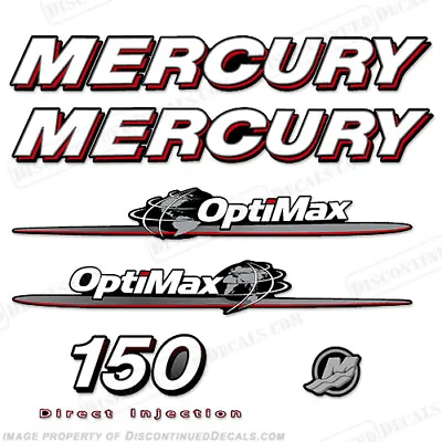 Fits Mercury 150hp  Optimax  Decal Kit - 2007-2012 Outboard Motor Stickers 150  • $99.95