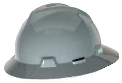 Msa Safety 454731 Full Brim Hard Hat Type 1 Class E Pinlock (4-Point) Gray • $17.75