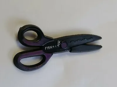 Fiskars Hard Plastic Scissors Lapel Pin Finnish Company Shears Garden Tools • £8.98