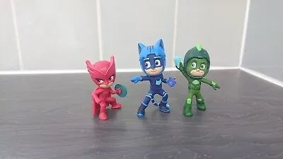 PJ Masks Figures Bundle X 3 Catboy Owlette Gekko Pose Shield • £3.99