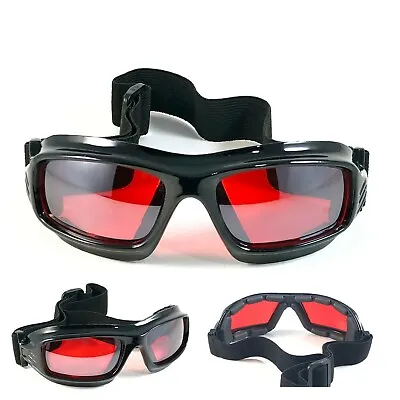 NWT Motorcycle Goggles Fashion TAUSCH STYLE Biker Sunglasses Padded Anti Fog • $11.71