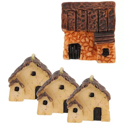 4PCS Miniature Stone Houses For Fairy Garden Decor-SC • £6.89