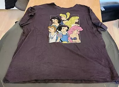 Walt Disney World Princesses Snow White Belle Ariel T-Shirt Womens Adult 2XL  • $6.99