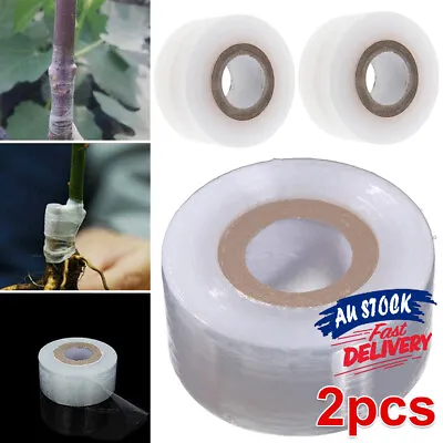 2Roll Parafilm Budding Tape Grafting Tape For Garden Graft Tape 100M Tie Nursery • $12.34