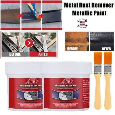 2Set Water-Based Metal Rust Remover Multi-Functional Car Metallic Paint 100ML • $12.45