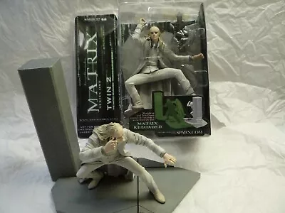 Matrix Reloaded-Parking Garage Scene-Twin 2 NIB Twin 1 USED And Loose • $100