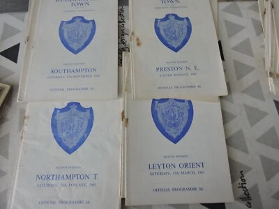 £9 • Buy Huddersfield Town 1964/5 - 17 Home Programmes