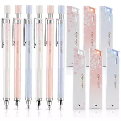 Cherry Mechanical Pencil Set With Lead 6 Pcs 0.5mm Mechanical Pencils With 6 ... • $25.07
