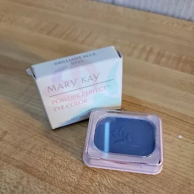 Mary Kay Powder Perfect Eye Color BRILLIANT BLUE #5525 Square Pan NIB   USA • $7