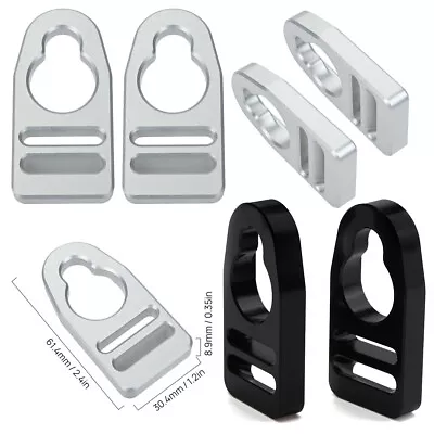 Black/Silver Aluminum Strap Replacement Buckle Clip Parts Kayak Seat For Emotion • £15.59