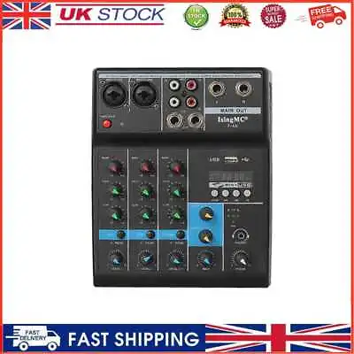 £28.89 • Buy Wireless 4-channel Audio Mixer Bluetooth-compatible USB Sound Mixing (EU)