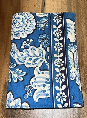 Vera Bradley Blue Black And White  Book Cover Paperback Bible Small 5  X 7.5  • $14.50