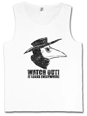 PLAGUE DOCTOR II TANK TOP VEST The Black Death Medicine Cure Mask • $39.55