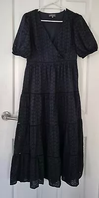 Tokito Cotton Broderie Tiered Maxi Dress • $60