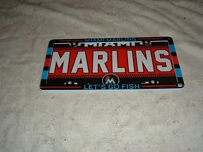 Miami Marlins Plastic License Plate And License Frame Deal 6  X 12  New Mlb • $19.95