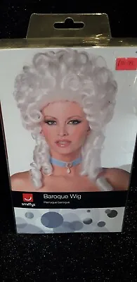 £18.99 • Buy Marie Antoinette Wig White Curly Baroque Halloween Vitctorian Ladies Fancy Dress