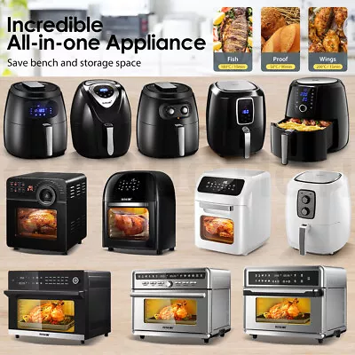 Maxkon Low Oil Air Fryer Rapid Cooker Healthy Oven Cooker 4.4L/7L With Recipes • $99.95